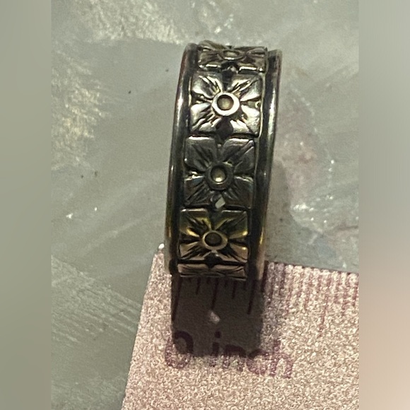 ON SALE 🤩 Vintage Intricate Sterling Silver Flower Ring #7181 - Picture 7 of 8